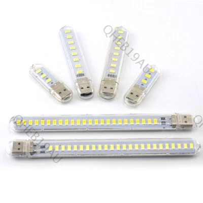 LED Book Power notebook USB powerbank Night Bank 3/8/24 reading white 5V for 26H - Image 1 of 4