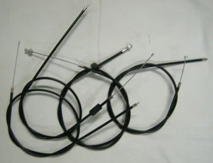 Bowdenzug Satz MZ ETZ 125 / 150  schwarz  4-teilig Scheibenbremse u. Öldosierung - Picture 1 of 1