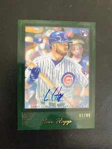 2017 Topps Gallery Green Ian Happ Autograph RC /99 Chicago Cubs - Picture 1 of 2