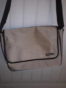 Bolso Mensajero American Crew Gris Claro Bandolera Lap Top Bolso de Mano - Imagen 1 de 8