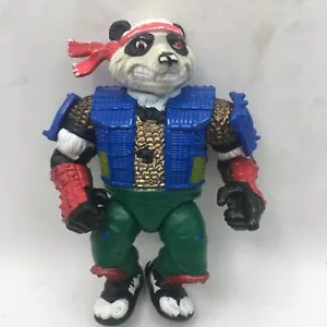 1990 TMNT Teenage Mutant Ninja Turtles Action Figure Vintage Panda Kahn Bear Toy - Picture 1 of 13