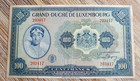 Luxembourg 100 francs 1944 banknote