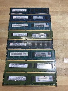 Lot 8 Samsung hynix micron ramaxel mix 2GB PC3 DDR3 Desktop Memory ram computer - Picture 1 of 3