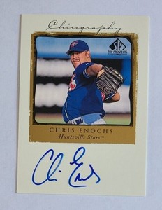 1998 SP Top Prospects Chris Enochs Huntsville Stars Oakland Athletics - Auto