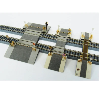 Paper Craft Sankei MP01-108 Passage à Niveau / Railroad Crossing Set 1/220 - Z