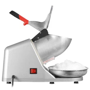 Electric 143lbs Snow Cone Ice Shaver Maker Machine Ice Crusher Sliver in Kitchen - Picture 1 of 8