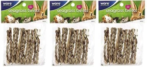 Ware palos de pastos marinos naturales juguete para masticar conejillos de indias jerbos conejos LOTE DE 3 - Imagen 1 de 1