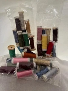 Thread! Variety of Craft, Silk Finish & Plastic Canvas Thread (Lot of 48) - Picture 1 of 7