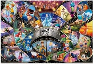 1000 piece jigsaw puzzle Disney DISNEY GREATEST MUSIC (51x73.5cm) - Picture 1 of 6