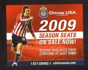 Chivas USA--Sacha Kljestan--2009 Season Tickets Card - Picture 1 of 1