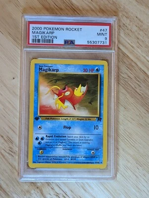 1999 Pokémon Fossil 1st Edition Cloyster 32 PSA Mint 9 - Image 1 of 3