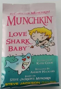 Munchkin Love Shark Baby 2015 juego de mesa expansión Steve Jackson juego de cartas - Imagen 1 de 2