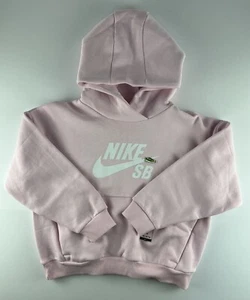 Nike SB Icon EasyOn Pink Hoodie Womens S/Kids M - Picture 1 of 9
