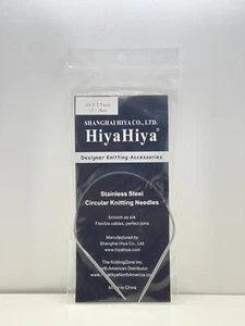 HiyaHiya 11" Stainless Steel Circular Knitting Needles US Size 2 - Picture 1 of 1