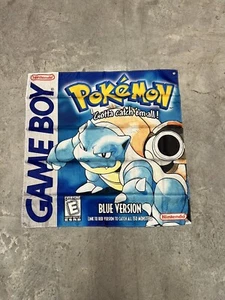 Pokemon Versión Azul Gameboy Pared Bandera Bandera Tapiz 3 x 3 Pies - Imagen 1 de 8