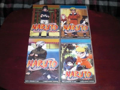 NARUTO   12 DISC SET - PART 2 - PART 5 -    EPISODES 26 - 124   * 4 BOX SET * - Image 1 of 4