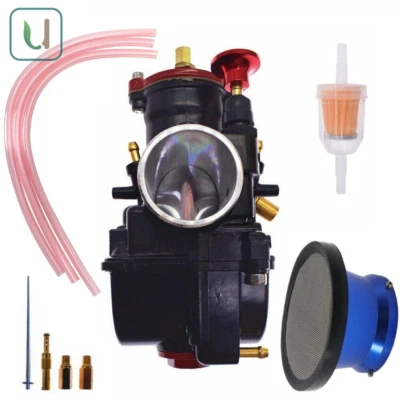 Nuevo carburador y filtro de aire para motocicleta de 30 mm para carburador universal PWK Racing Foto 1 de 4