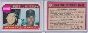 1969 Topps Baseball Card # 82 Al Oliver / Rich Hebner Rookie GOOD - Picture 1 of 1