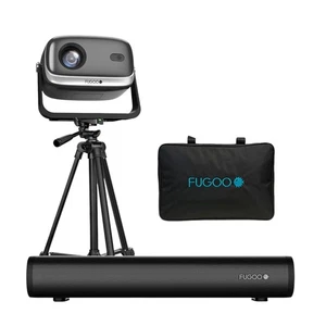 Fugoo Movie Theater Projector  Bundle - FPJ1080PS NEW Open Box - Picture 1 of 9