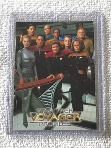 1998 SkyBox Star Trek Voyager Profiles TV Series Promo Card NM No# - Bild 1 von 2