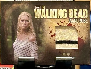 ๐ฅ๐2012 Walking Dead Wardrobe Card โAndreaโ Striped Top #M26 ๐ฅ๐ - Picture 1 of 2