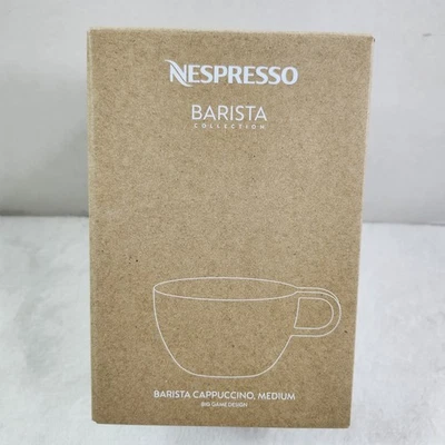 Juego de 2 tazas de capuchino NESPRESSO Barista Collection medianas NUEVO en caja Foto 1 de 4