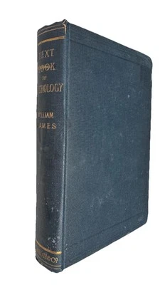 WILLIAM JAMES - Psychology: A Briefer Course - First Edition, 4th Printing 1892 - Image 1 of 4
