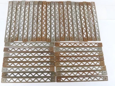 Lote De 37 Piezas Kit Construcción Caballete Metal Gilbert Meccano Erector 12" Foto 1 de 2