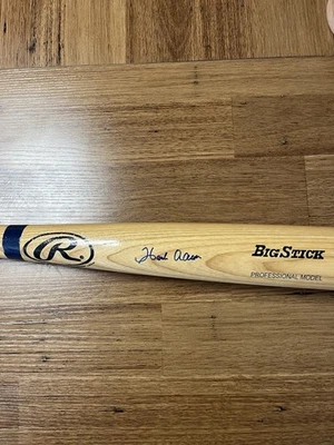 Bate de béisbol firmado por Hank Aaron Rawlings Big Stick Foto 1 de 2