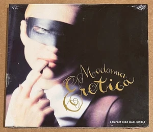 Madonna - Erotica [Digipak] RARE out of print CD maxi-single '92 (SEALED) - Foto 1 di 3