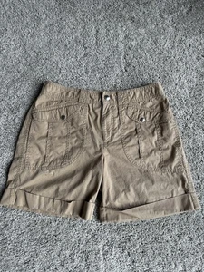 Ralph Lauren Women’s Shorts Size 8 Beige Khaki  - Picture 1 of 3
