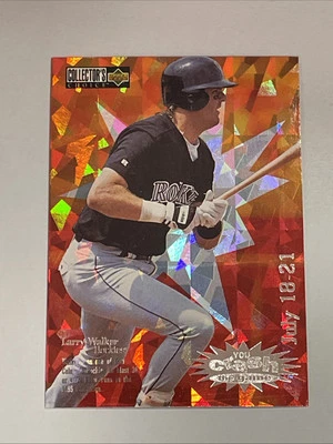 Larry Walker 1996 Collector’s Choice Crash The Game Rockies #CG16  *N253* - Image 1 of 2