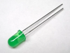 Led Verde Standard 5mm (10 pezzi) - Picture 1 of 1