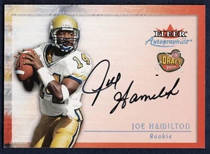 2000 Fleer Tradition Autographics Joe Hamilton RC / Rookie / Signed / Georgia - Bild 1 von 2