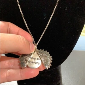 Sunflower “You are my sunshine” Necklace - Picture 1 of 11