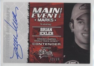 2010 Wheels Main Event Main Event Marks /74 Brian Ickler Auto