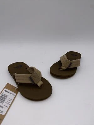 Sandalia juvenil chancla correa fija gamuza talladora unisex Quiksilver nueva sin caja 12 Foto 1 de 4
