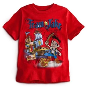 NWT Disney Store Jake and The Never Land Pirates Tees T-Shirt Shirt Boy S 5 6 - Picture 1 of 1
