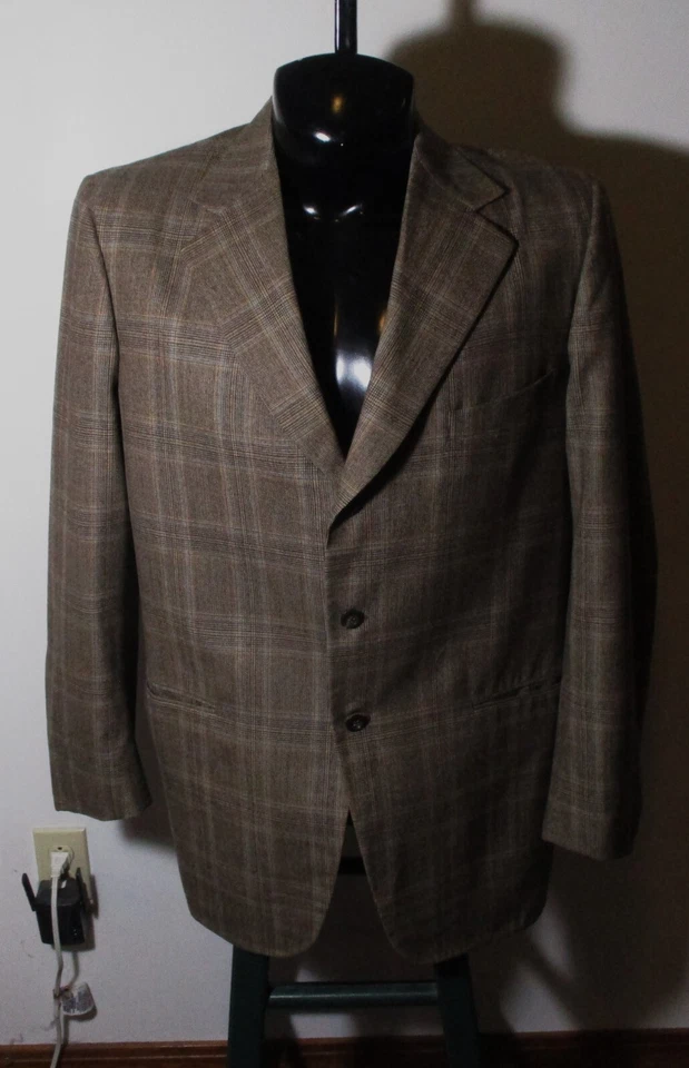 ABERCROMBIE & FITCH Brown Casual Blazer Sport Jacket Size 42 Long - Image 1 of 4