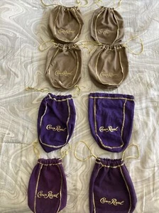 8 CROWN ROYAL BAGS - Picture 1 of 4