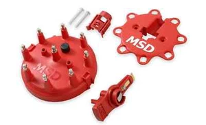 MSD Distributor Cap And Rotor Kit Fits Ford F-150 F-250 F-350 Bronco Mustang V8 - Picture 1 of 11