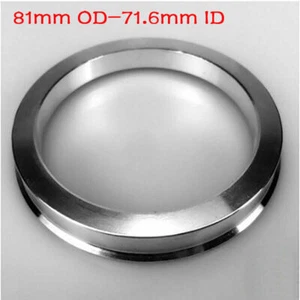 4pcs Alloy Customize Made Wheel Spacer Spigot Hub Centric Rings 81mm to 71.6mm - Picture 1 of 8