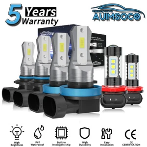 Combo 6x 9005+H11+H11 LED Headlight Bulbs Cool White For Ford EcoSport 2018-2020 - Picture 1 of 16