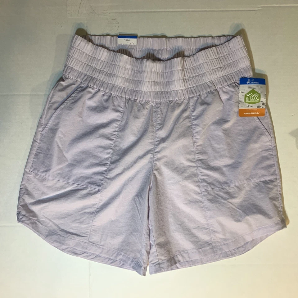 Columbia Black Boundless Trek Shorts Omni Shield Women's XS 7" Inseam