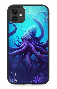 Kraken Underwater Rubber Phone Case Krakens Octopus Magical Pirates Squid DN65 - Picture 1 of 2