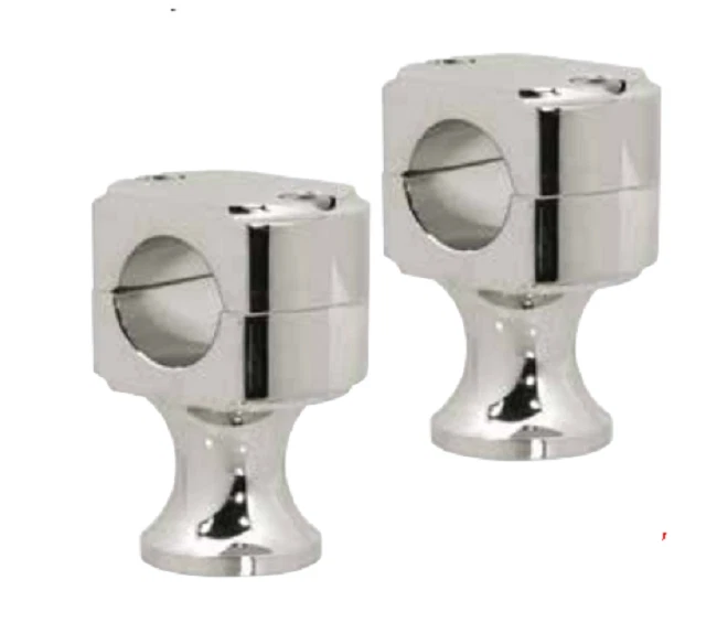 Elevadores de manillar cromados vintage de 2" para Harley Chopper Bobber Dyna FLST XL 41048 Foto 1 de 1