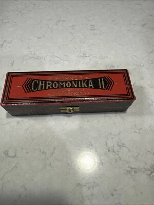 Chromonika II Harmonica C Key M. Hohner Original Box - Image 1 of 4