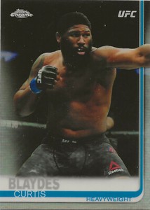 2019 Topps UFC Chrome Refractor #96 Curtis Blaydes