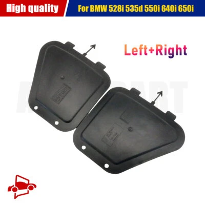 Front Fender Liner Access Panels for BMW 528i 535d 550i 640i 650i Pair - Image 1 of 4
