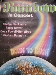 Rainbow Ritchie Blackmore Tour Poster 1981 - Picture 1 of 3